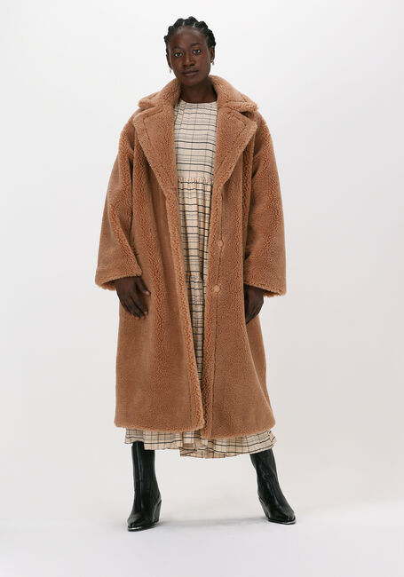 Camelfarbene STAND STUDIO Teddy-Jacke MARIA COAT TEDDY - large