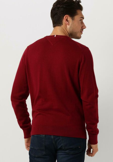 Rote TOMMY HILFIGER Pullover PIMA ORG CTN CASHMERE CREW NECK - large