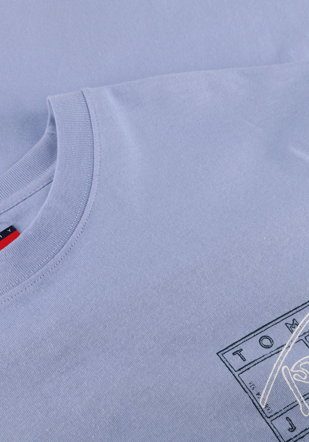 Hellblau TOMMY JEANS T-shirt TJM REG SIGN SPRAY SS T EXT - large