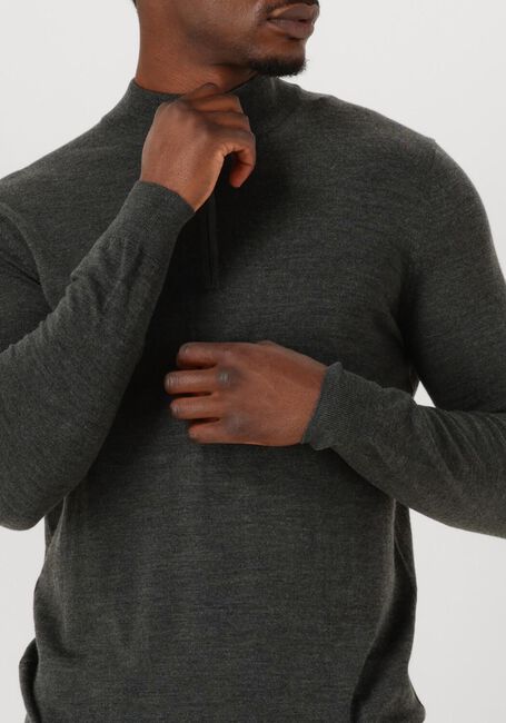 Grüne STEFANO LAURAN Pullover HALF ZIP - large