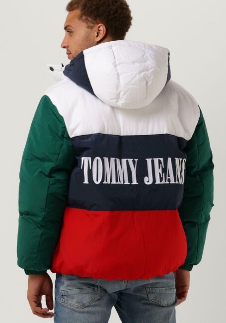 Mehrfarbige/Bunte TOMMY JEANS Wattierte Jack TJM ARCHIVE COLORBLOCK PUFFER - large