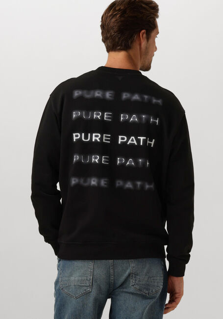 Schwarze PURE PATH Sweatshirt LOOSE FIT SWEATERS CREWNECK305 - large