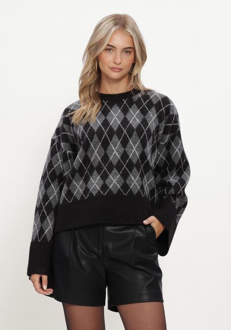 Schwarze NOTRE-V Pullover NV-ILA - large