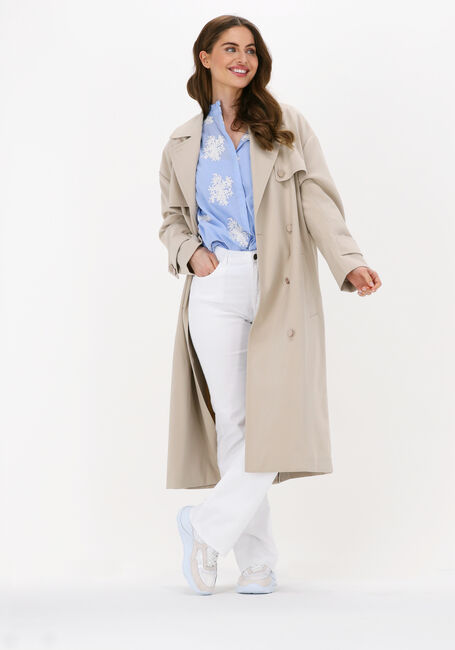 Sand SECOND FEMALE Trenchcoats SILVIA CLASSIC TRENCHCOAT - large