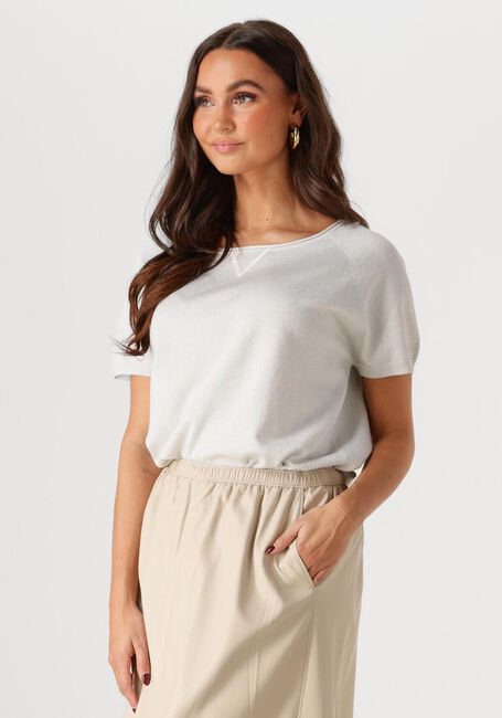 Silberne NUKUS T-shirt ANITA TOP LUREX - large