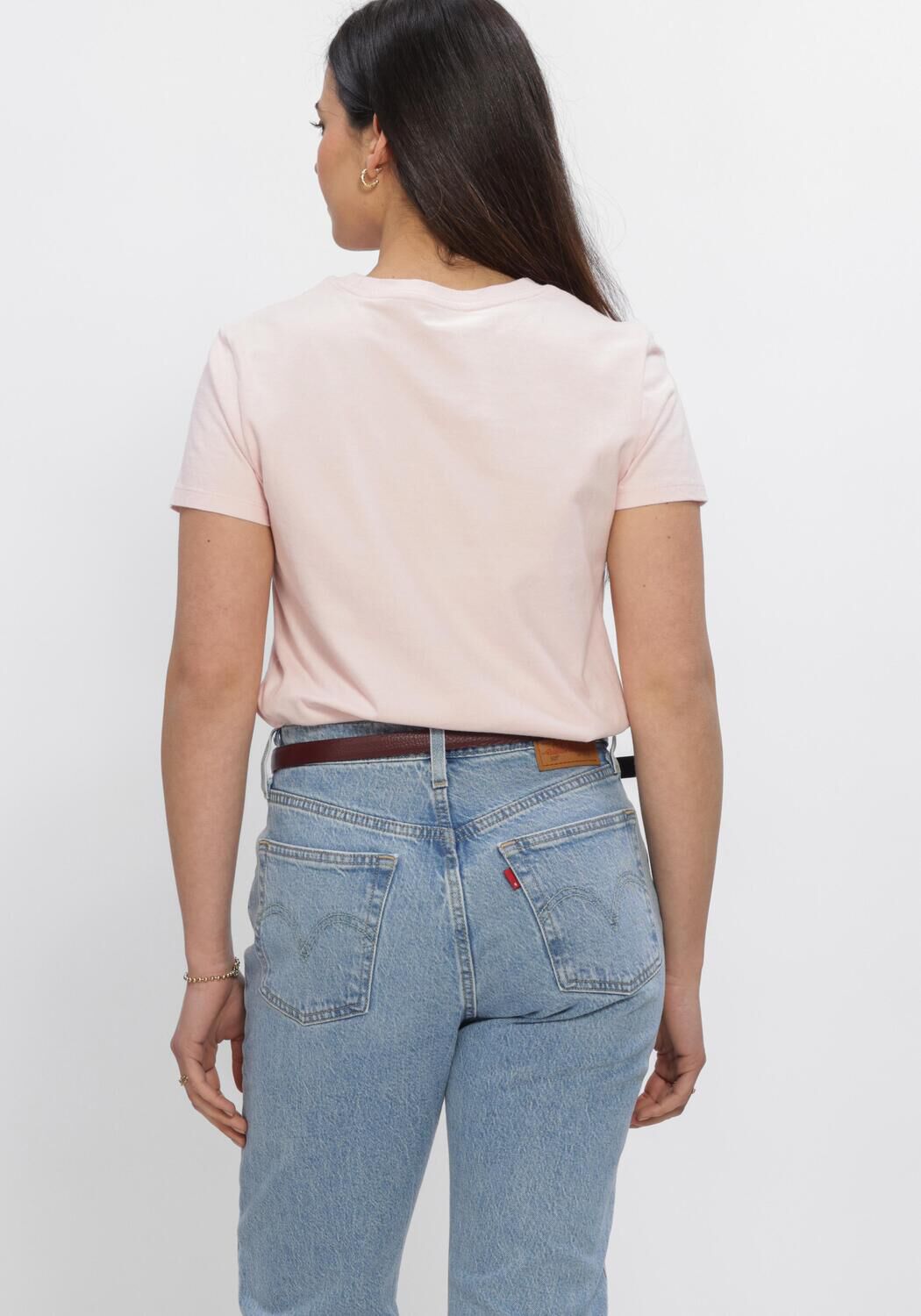 Hell-Pink LEVI'S T-shirt PERFECT TEE COTTON - large