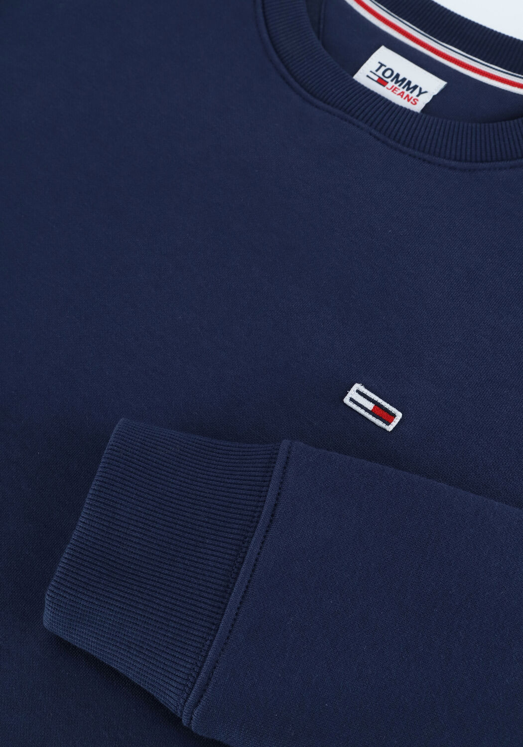 Blaue TOMMY JEANS Sweatshirt TJW REGULAR FLEECE C NECK - large