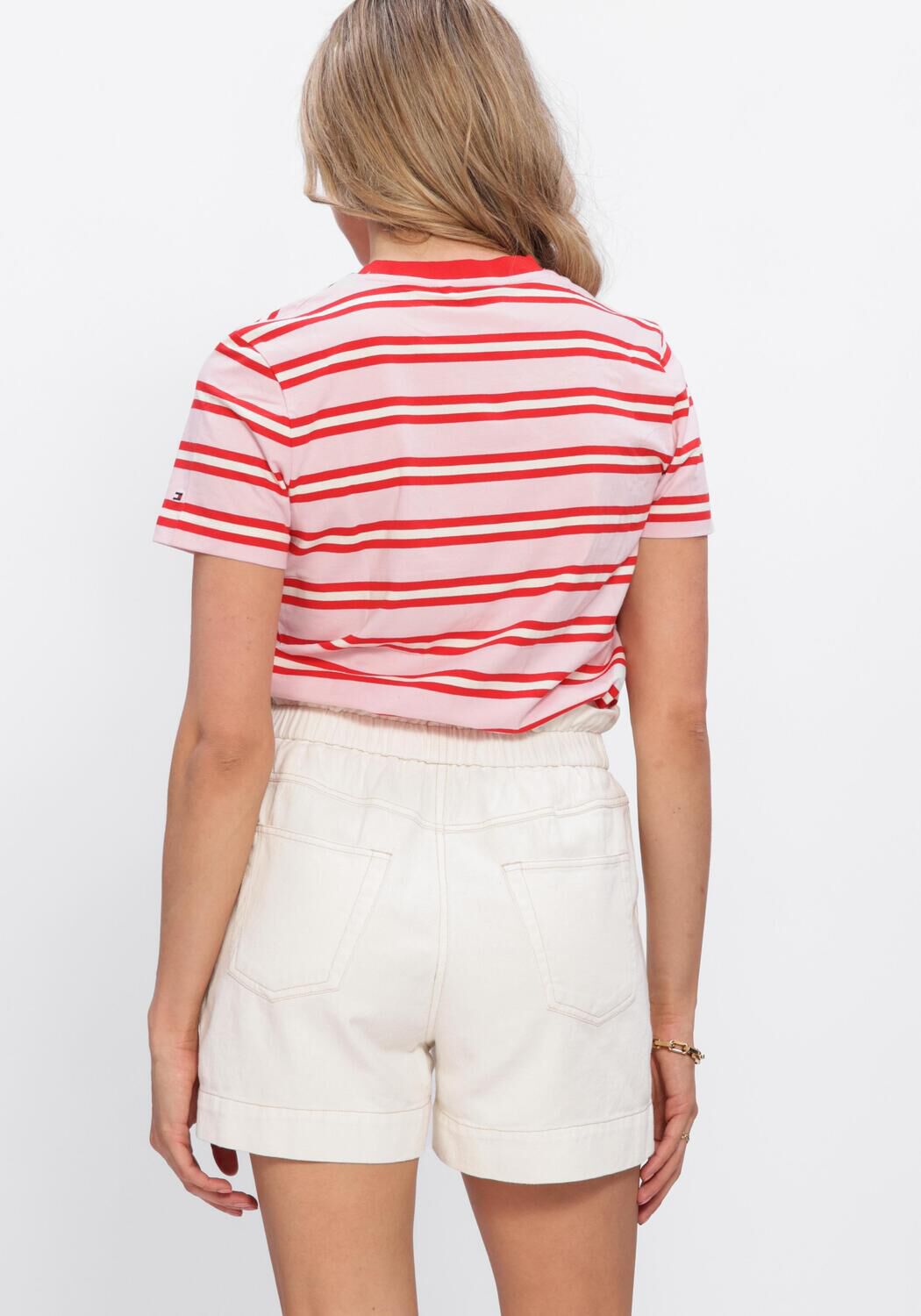 Rosane TOMMY HILFIGER T-shirt TH SCRIPT REG C-NK SS TEE - large