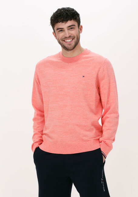 Koralle TOMMY HILFIGER Pullover TIPPED PIMA CTN MOULINE C-NK - large