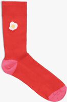 Rote HAPPY SOCKS Socken RIBBED EMBROIDERY EGG - medium