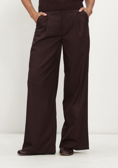 Braune GESTUZ Hose GZPAULA MW WIDE PANTS - large