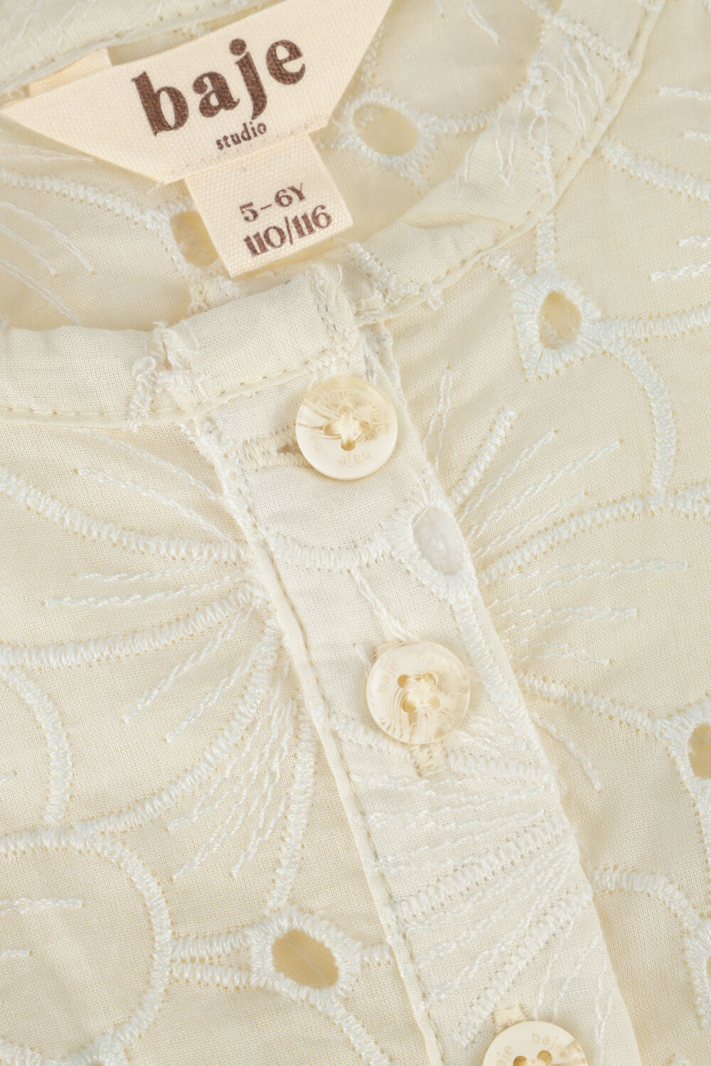 Creme BAJE STUDIO Minikleid MOLLY - large