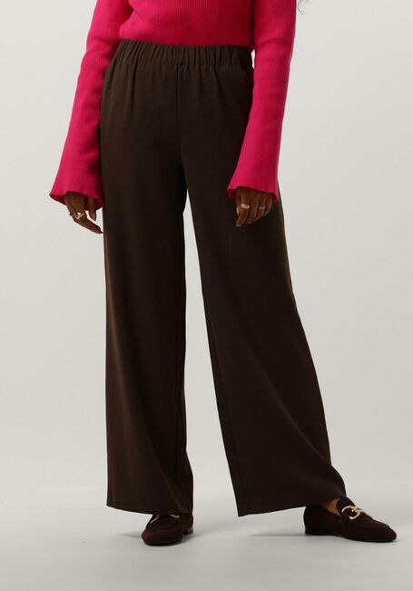 Braune SELECTED FEMME Hose SLFTINNI-RELAXED MW WIDE PANT N NOOS - large