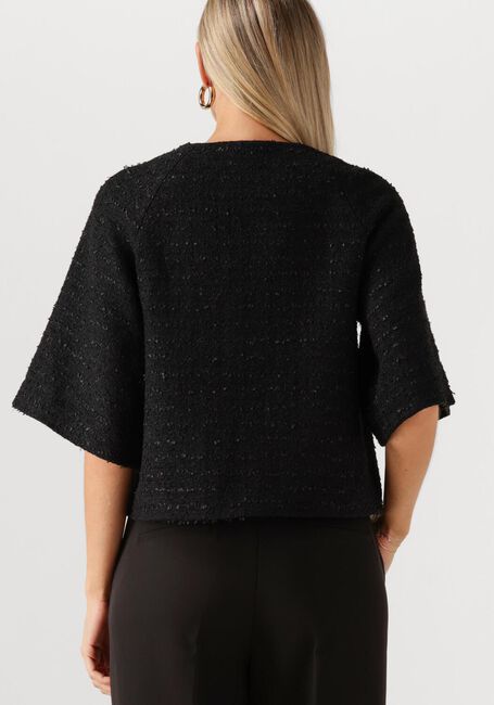 Schwarze NEO NOIR Blazer ROSELLA BOUCLE MINI JACKET - large