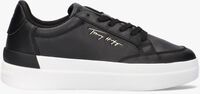 Schwarze TOMMY HILFIGER Sneaker low TH SIGNATURE LEATHER - medium