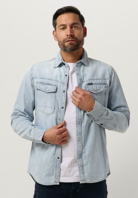 Hellblau G-STAR RAW Casual-Oberhemd DAKOTA SLIM SHIRT L/S - large