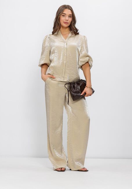 Beige NUKUS Blusen ROSIE BLOUSE SHINY - large