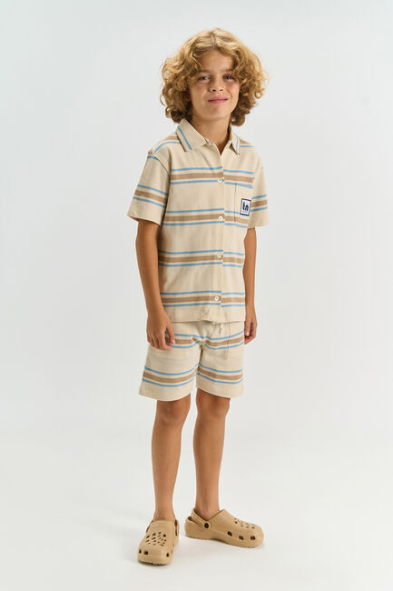 Creme THE NEW Kurze Hose TNTHOR SHORTS - large