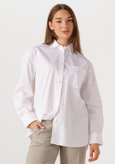Weiße SELECTED FEMME Blusen SLFESTER LS OVERSIZE SHIRT - large
