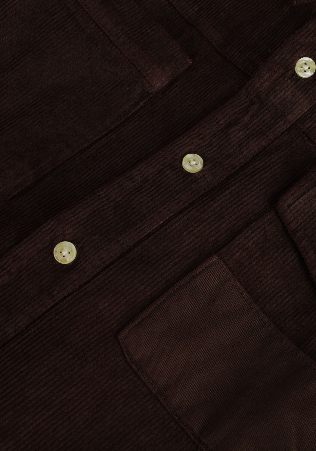 Braune FOR&Eacute;T Overshirt TOAD SHIRT - large