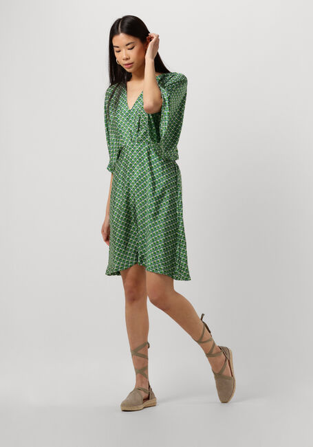 Grüne SISSEL EDELBO Minikleid RODRIGO SHORT DRESS - large