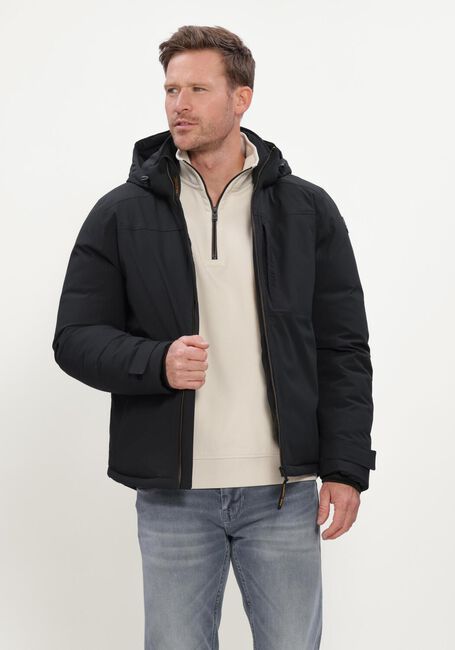 Schwarze PME LEGEND Wattierte Jack SEMI LONG JACKET CREWCAT RIPPER - large