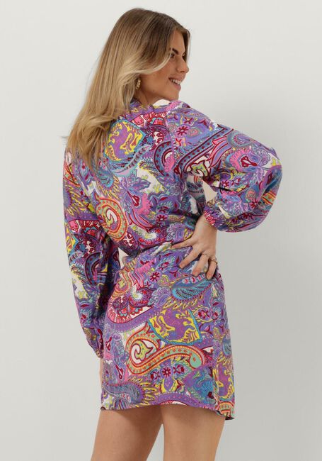 Mehrfarbige/Bunte ALIX THE LABEL Minikleid PAISLEY WRAP DRESS - large
