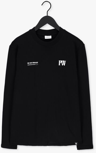 Schwarze PUREWHITE  CREWNECK JERSEY LONG SLEEVE WITH GRAPHIC PRINTS - large