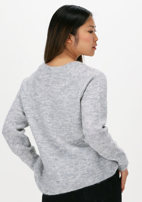 Hellgrau SELECTED FEMME Pullover LULU LS KNIT V-NECK B - large