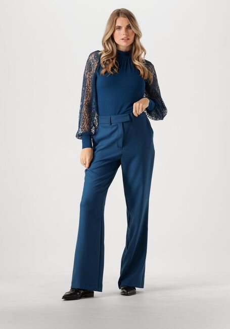 Blaue JANSEN AMSTERDAM Top V107 TOP ALARA - large