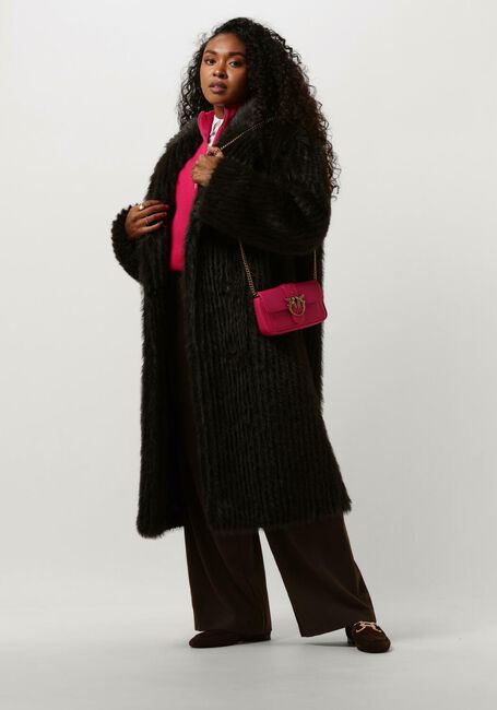 Graue STAND STUDIO Fake-Fur-Jack GENEVIEVE COAT - large