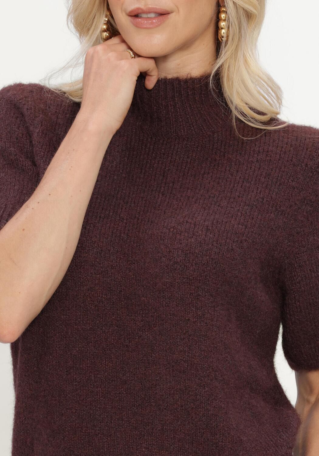 Bordeaux CIRCLE OF TRUST Pullover CARA KNIT - large