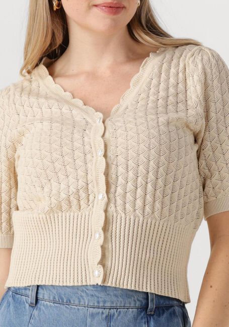 Ecru OBJECT Strickjacke OBJNOEMI KNIT 2/4 RE CARDIGAN 138 - large