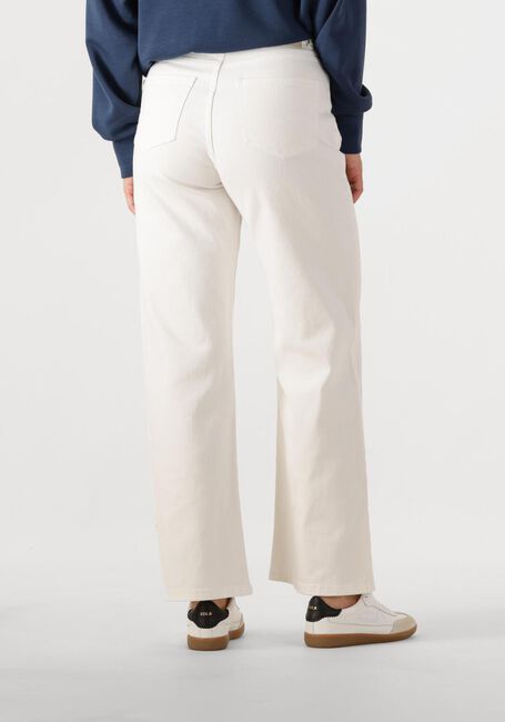 Weiße COLOURFUL REBEL Weite Hose GAIAS HIGH RISE WIDE LEG DENIM PANTS - large