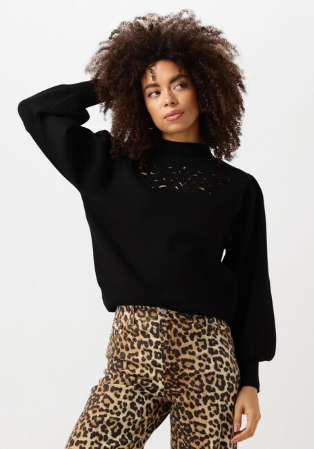 Schwarze Y.A.S. Pullover YASFIRAZ LS KNIT PULLOVER - large