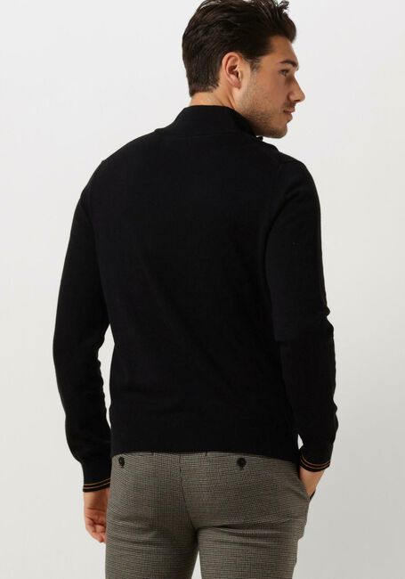 Schwarze PS PAUL SMITH Pullover MENS SWEATER ZIP NECK ZEB BAD - large
