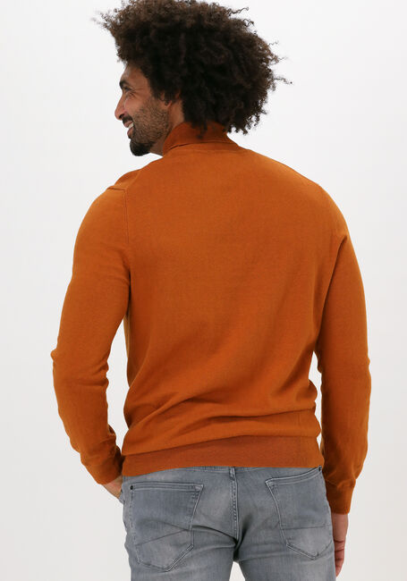Orangene LYLE & SCOTT Rollkragenpullover ROLL NECK JUMPER - large