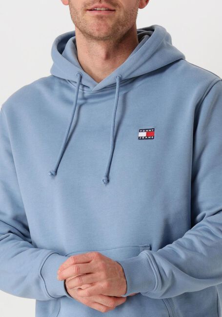 Blaue TOMMY JEANS Pullover TJM REG BADGE HOODIE EXT - large