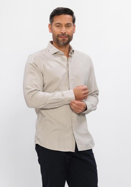 Beige PROFUOMO Klassisches Oberhemd SHIRT CUTAWAY SF CLASSIC - large