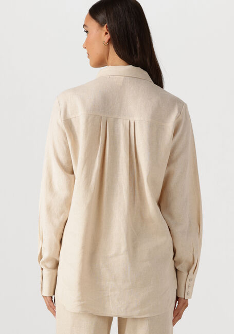 Weiße Y.A.S. Blusen YASFLAXY LS LINEN SHIRT NOOS - large