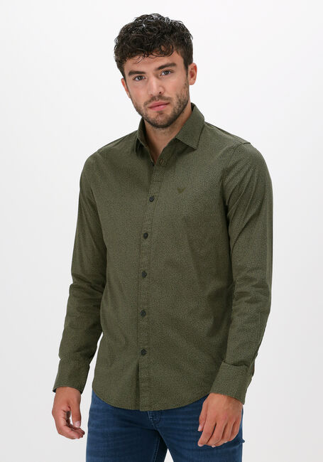 Grüne PME LEGEND Casual-Oberhemd LONG SLEEVE SHIRT POPLIN STRET - large