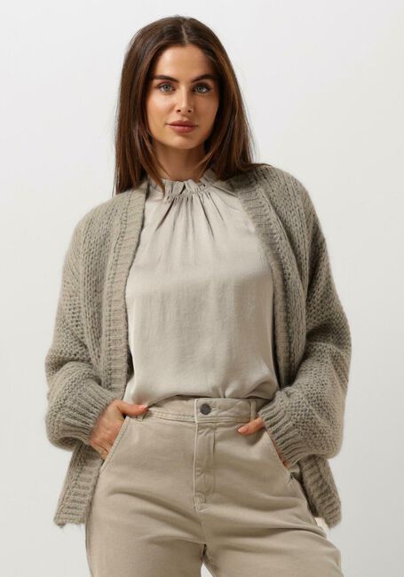 Grüne SUMMUM Strickjacke OVERSIZED CARDIGAN MOHAIR BLEND KNIT - large