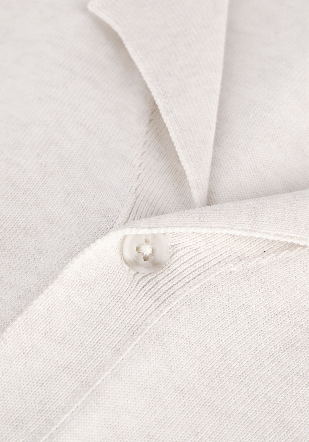 Nicht-gerade weiss SELECTED MEN Casual-Oberhemd SLHBERG SS KNIT CUBAN CARDIGAN - large