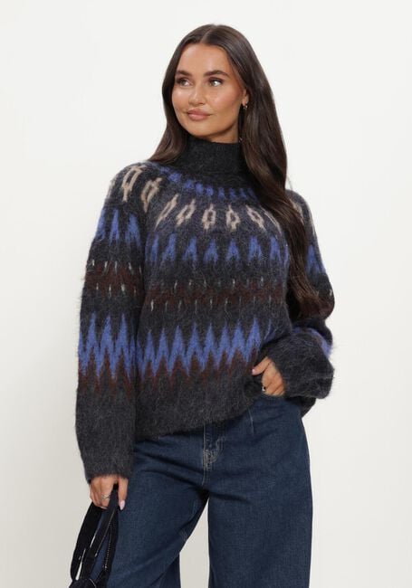 Mehrfarbige/Bunte OBJECT Pullover OBJJAADE DIANA L/S LO KNIT PULLOVER 147 - large