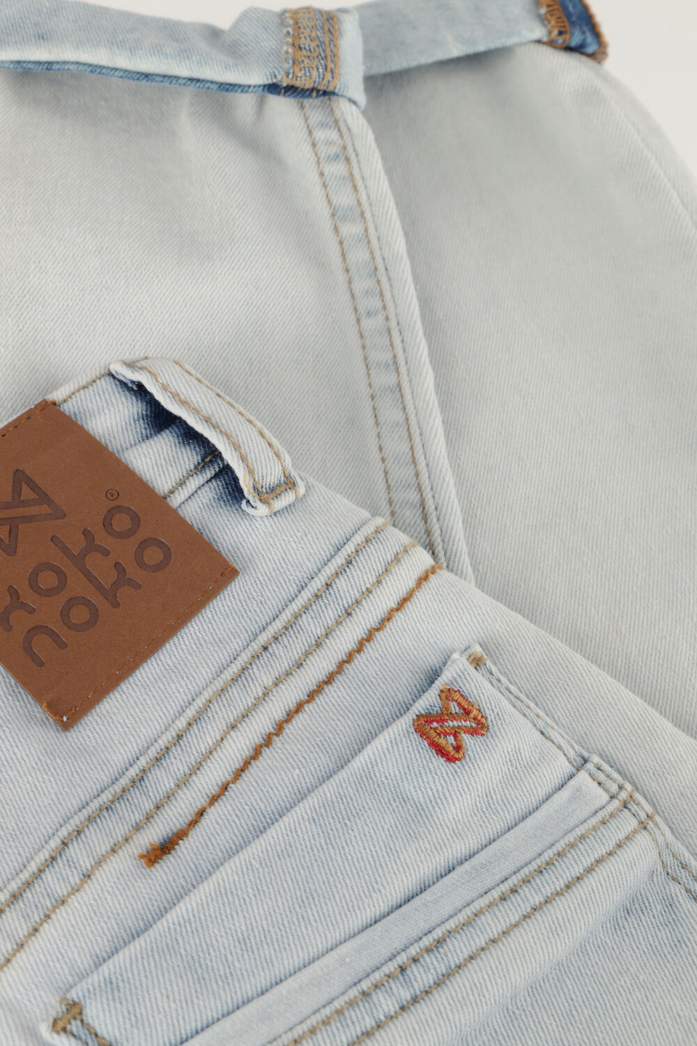 Hellblau KOKO NOKO Straight leg jeans R50831 - large