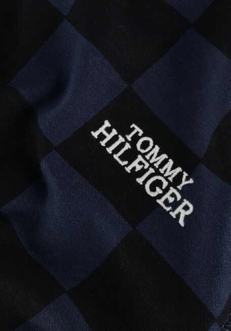 Blaue TOMMY HILFIGER Sweatshirt CHECKER BOARD HOODIE - large