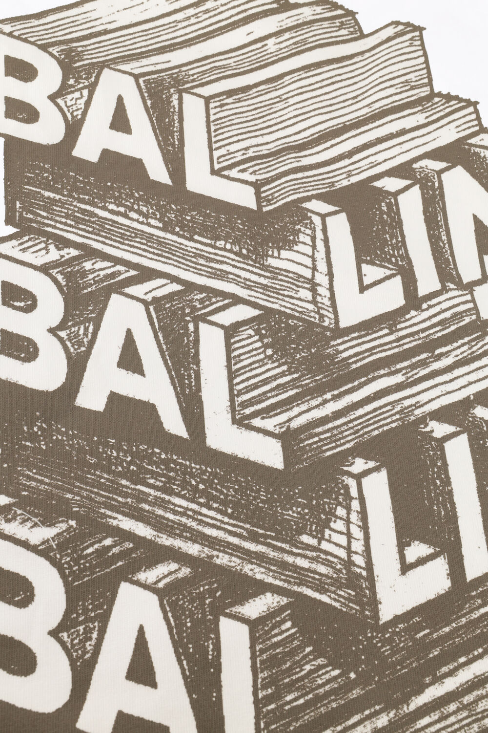 Wei&szlig;e BALLIN T-shirt 017125 - large