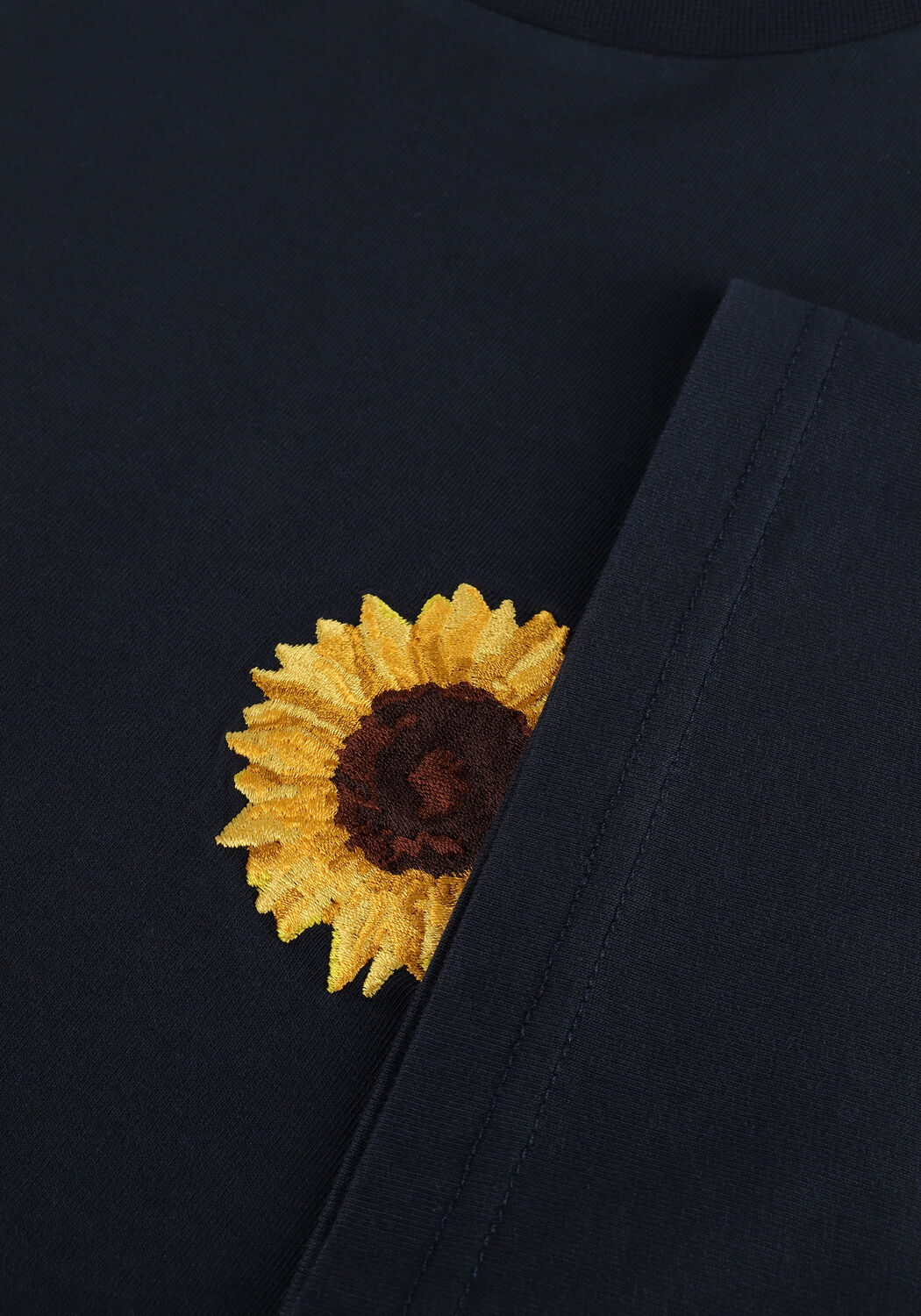 Blaue FOR&Eacute;T T-shirt PLANT - large