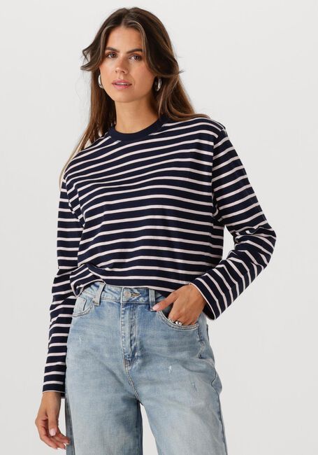 Blaue ENVII Tops & T-shirts ENKULLA LS STRIPE 5310 - large