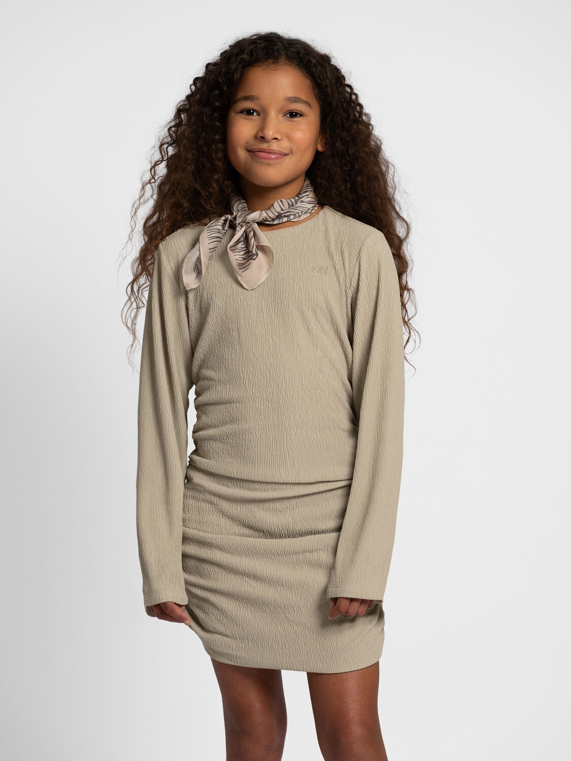 Beige NIK & NIK Minikleid NORA DRESS - large